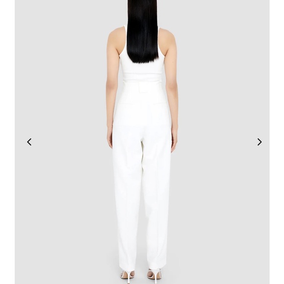 SUNDARBAY DARTED TROUSER IVORY - Picture 3 of 11